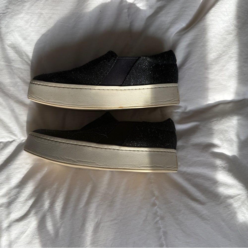Vince Blue Tweed Slip-On Platform Slip-Ons | 7.5 - Picture 5 of 6